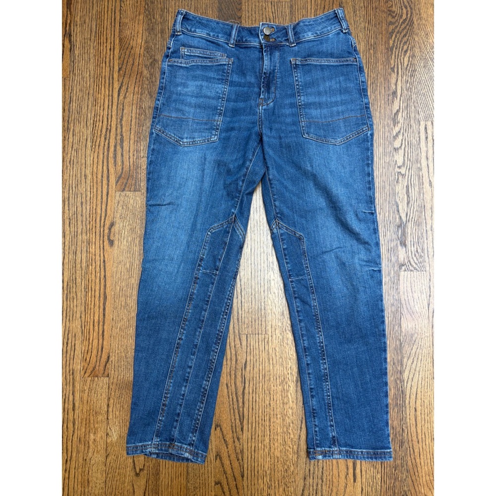 Pilcro Utility Jeans 29 Blue Patch Pocket Americana Gorpcore Coastal